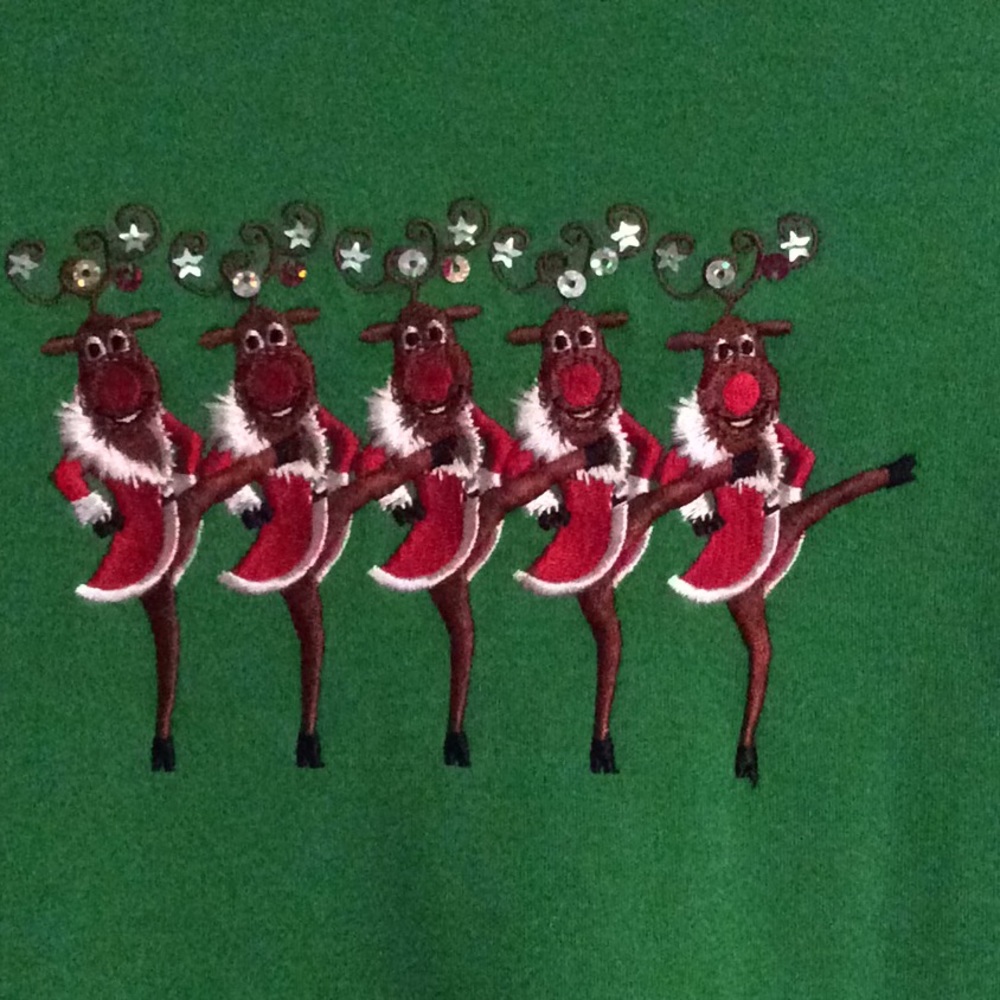 Reindeer Kick Line - Christmas/Holiday T-Shirt